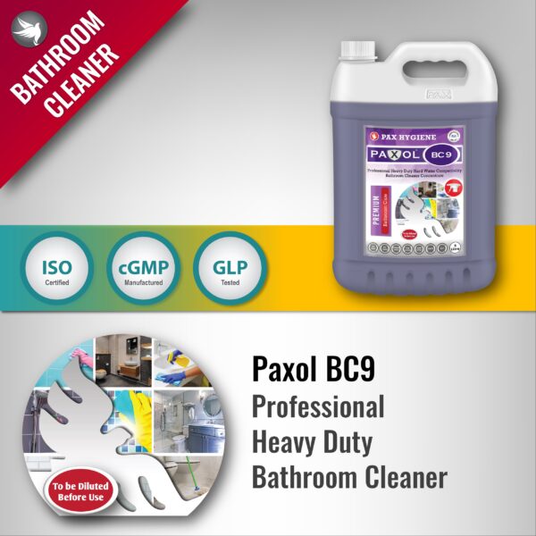 Paxol BC9 Professional Heavy Duty Hard Water Bathroom Cleaner - Image 3