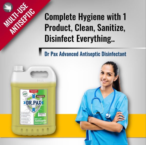 Dr. Pax Advanced Mild & Safe Antiseptic Disinfectant Hygiene Liquid - Image 3