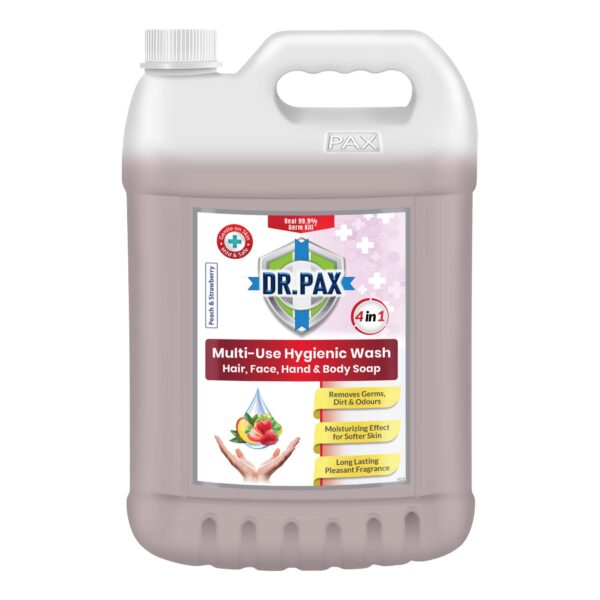Dr Pax Multi 4 in 1 Mild & Safe Hygienic Wash Soap for Hair, Face, Hand & Body