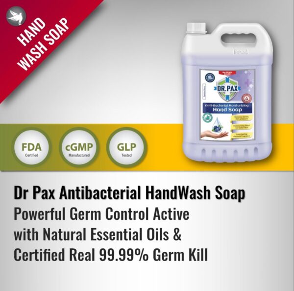 Dr. Pax Anti-Bacterial Moisturizing Disinfectant Hand Soap Wash - Image 4