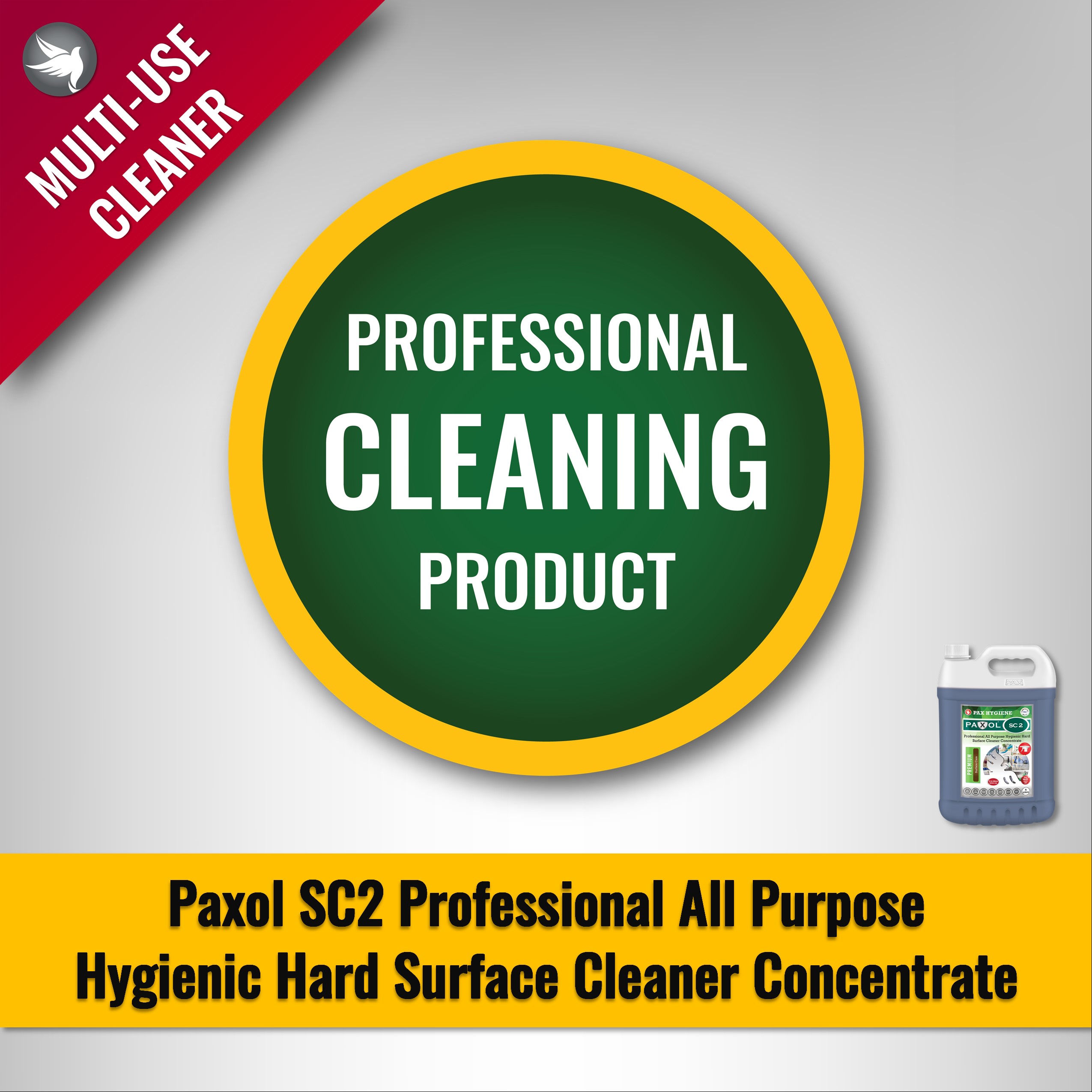 Paxol SC2 Professional All Purpose Hard Surface Cleaner Concentrate - Image 4