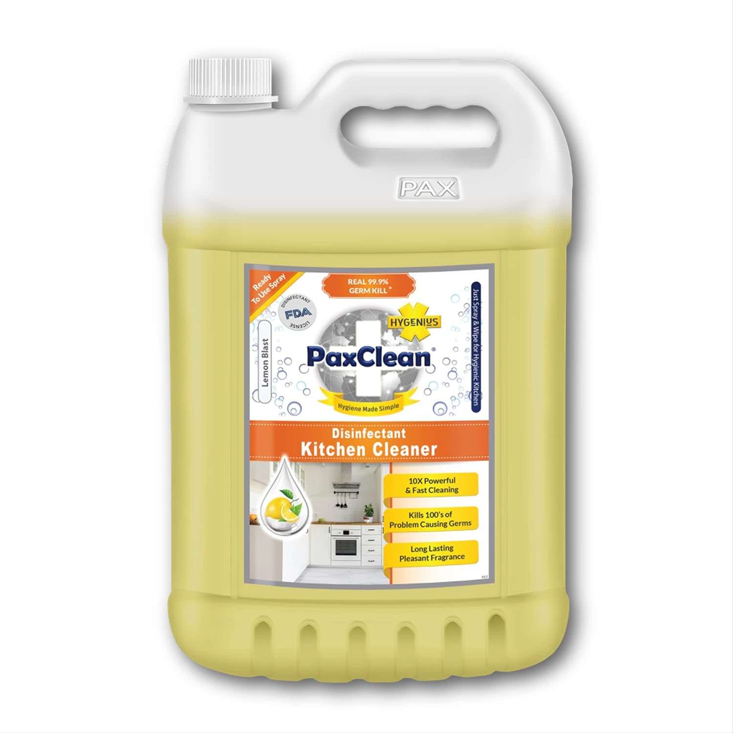 PaxClean Kitchen Strong Cleaner Disinfectant Deodorizer Spray