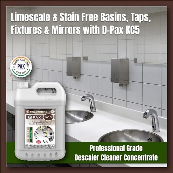D-Pax KC5 Professional Multi-Use Descaler Cleaner Concentrate - Image 5