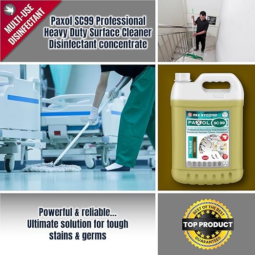 Paxol SC99 Professional Heavy Duty Surface Cleaner Disinfectant Concentrate - Image 6