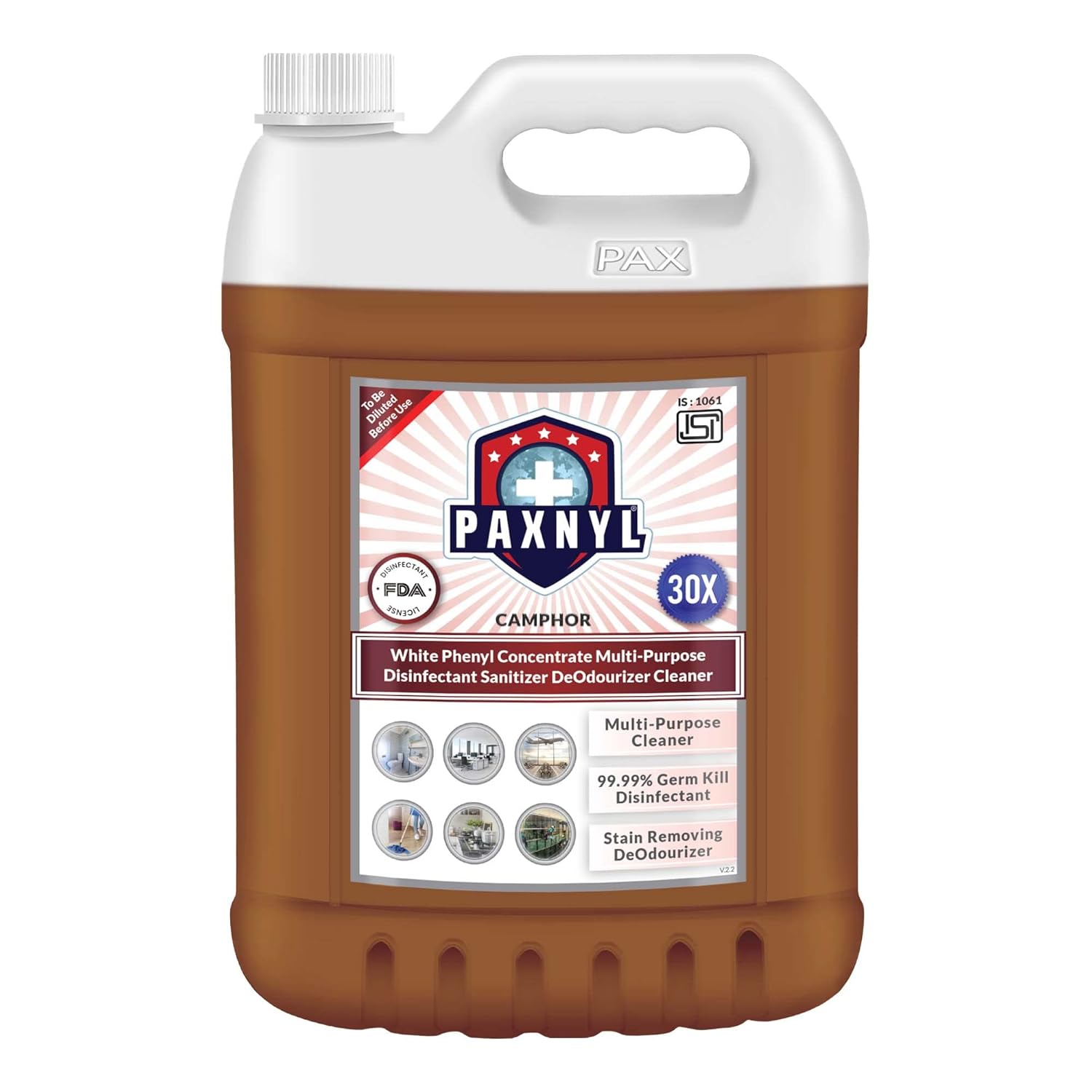 PaxNyl White Phenyl 30X Super Concentrate Deodourizer Cleaner