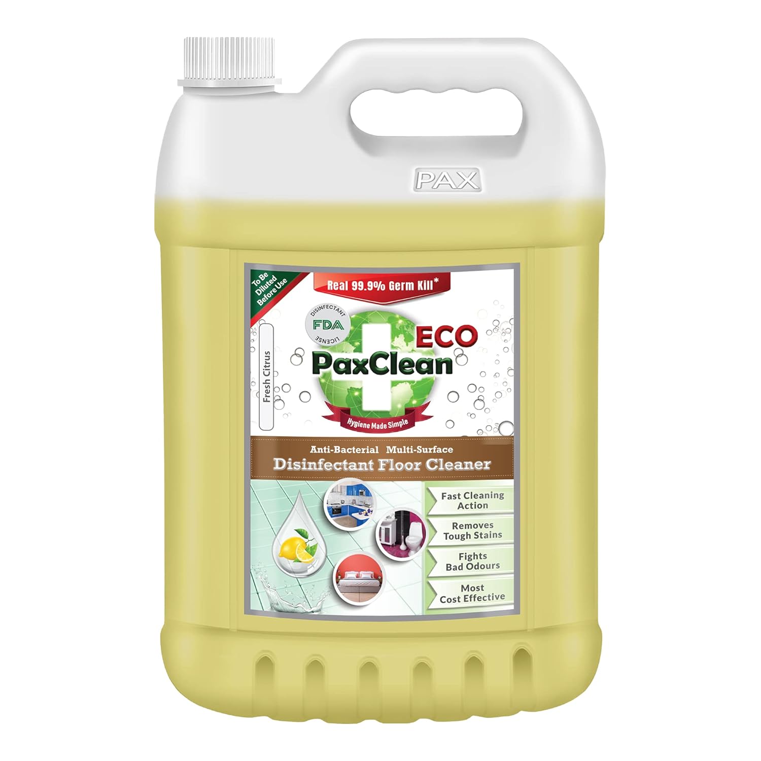 PaxClean Economical Disinfectant Floor & All Surface Cleaner