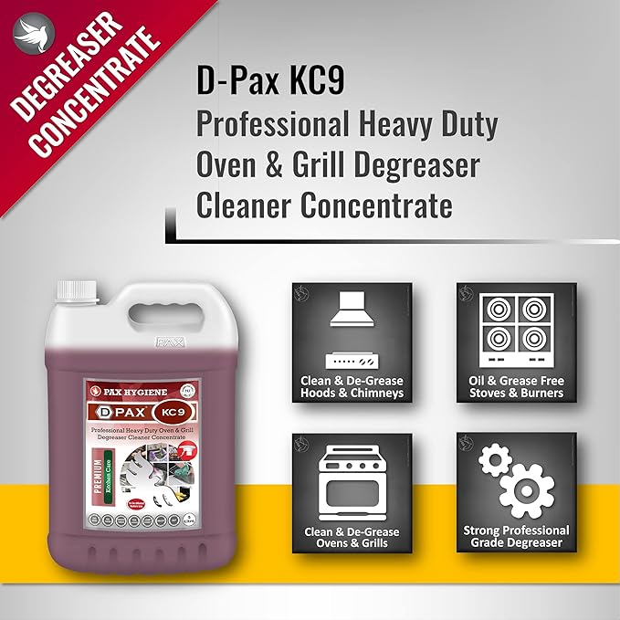 D-Pax KC9 Professional Heavy Duty Degreaser Cleaner Concentrate - Image 3