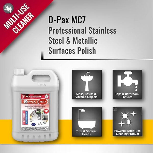 D-Pax MC7 Professional Stainless Steel & Metallic Surfaces Polish - Image 2