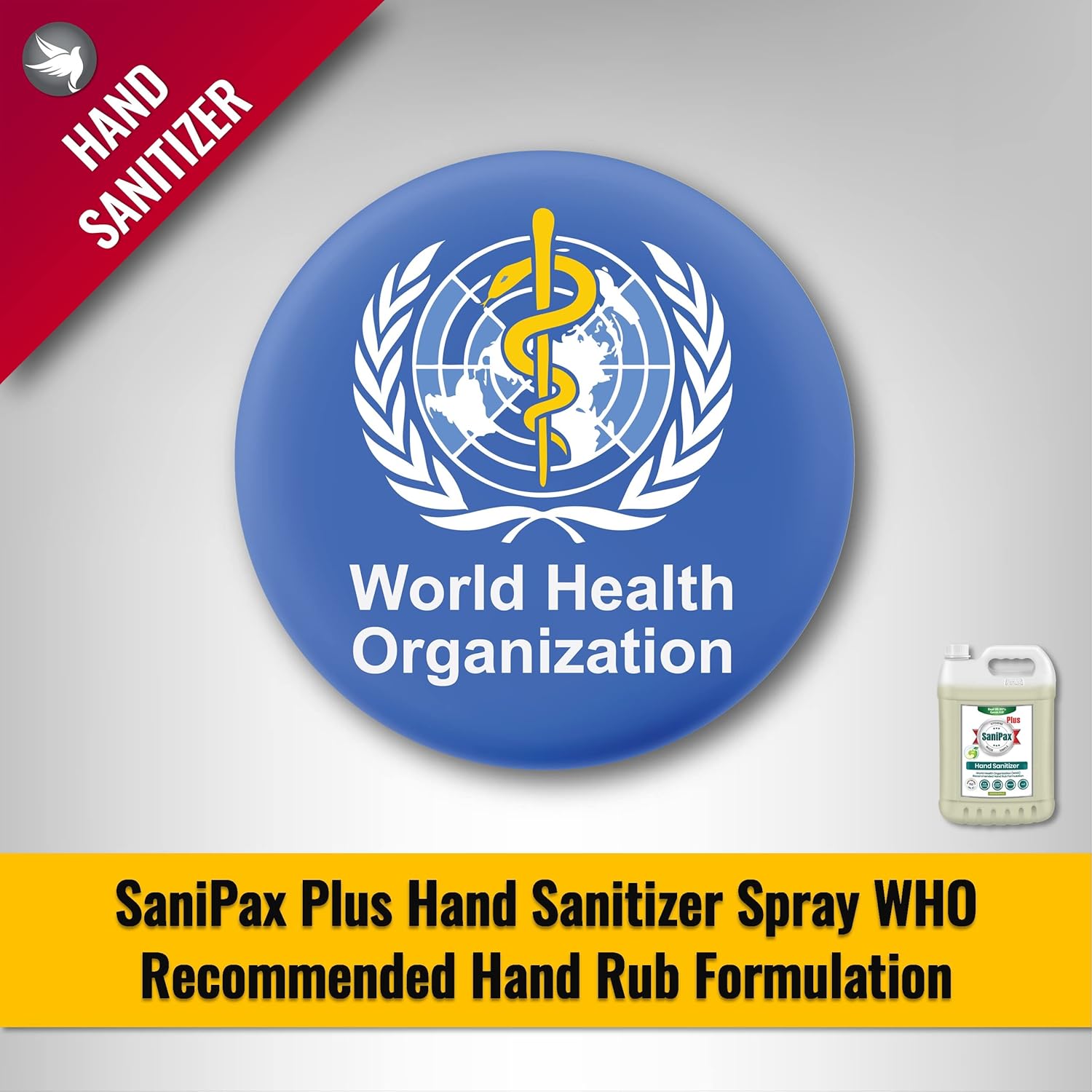 SaniPax Plus WHO Formulation Hand Sanitizer Spray - Image 4