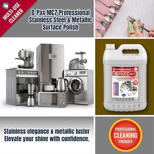 D-Pax MC7 Professional Stainless Steel & Metallic Surfaces Polish - Image 4