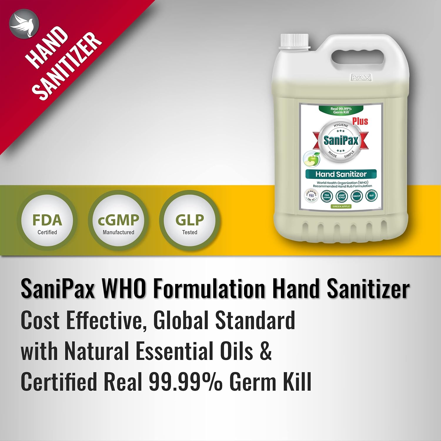 SaniPax Plus WHO Formulation Hand Sanitizer Spray - Image 3