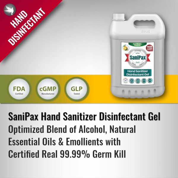 SaniPax Hand Sanitizer Disinfectant Gel - Image 2