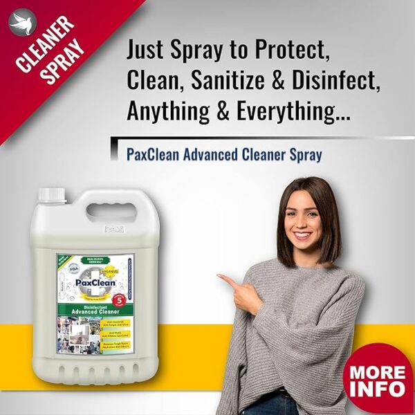 PaxClean Advanced Extra Strong Cleaner Disinfectant Spray - Image 2