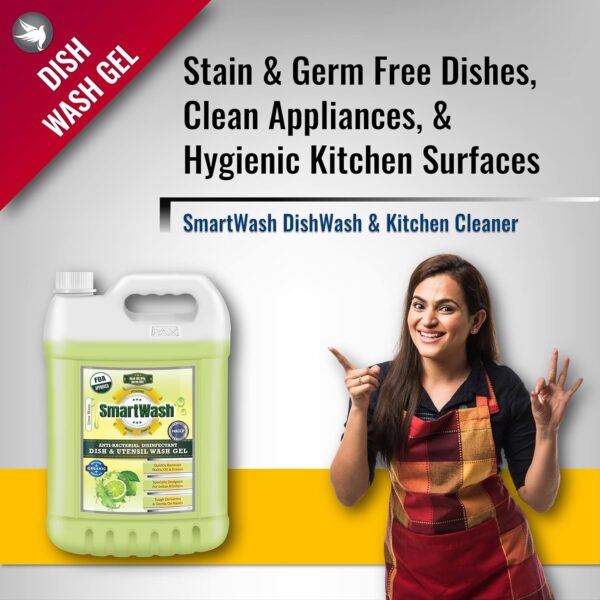 SmartWash DishWash & All Kitchen Surfaces Disinfectant Cleaner - Image 2