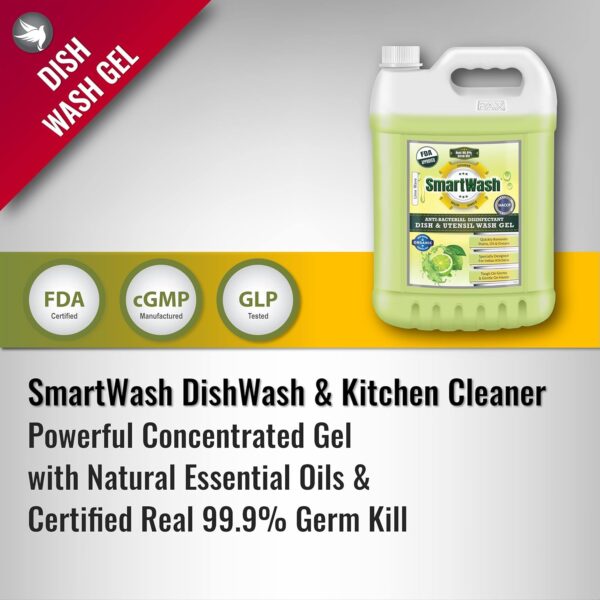 SmartWash DishWash & All Kitchen Surfaces Disinfectant Cleaner - Image 3