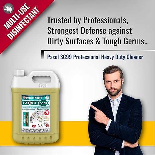 Paxol SC99 Professional Heavy Duty Surface Cleaner Disinfectant Concentrate - Image 2