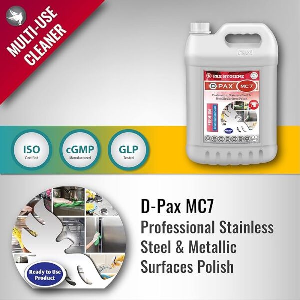 D-Pax MC7 Professional Stainless Steel & Metallic Surfaces Polish - Image 3