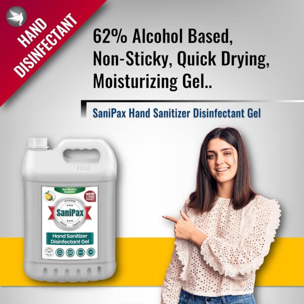 SaniPax Hand Sanitizer Disinfectant Gel - Image 3