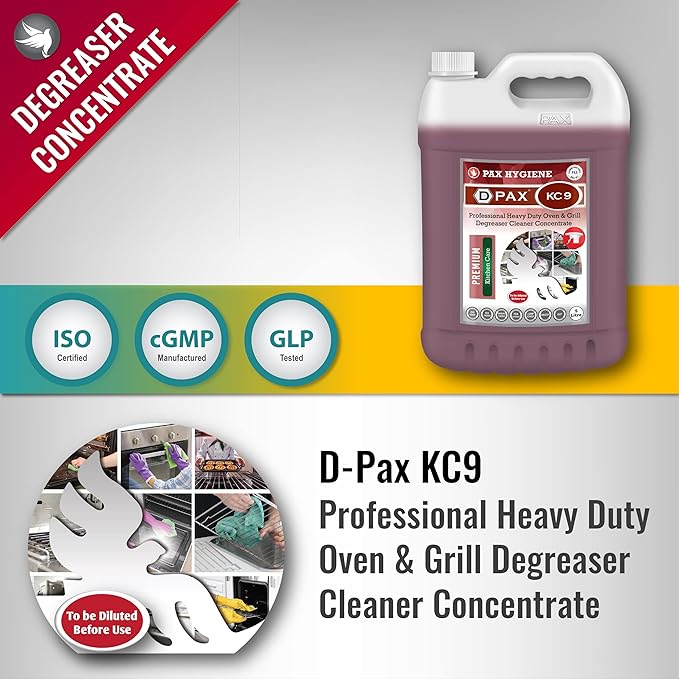 D-Pax KC9 Professional Heavy Duty Degreaser Cleaner Concentrate - Image 2
