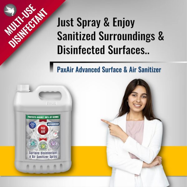 PaxAir Advanced Dual Use Surface Disinfectant & Air Sanitizer Spray - Image 2