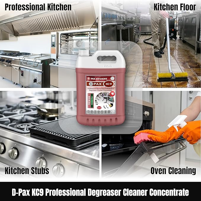 D-Pax KC9 Professional Heavy Duty Degreaser Cleaner Concentrate - Image 5