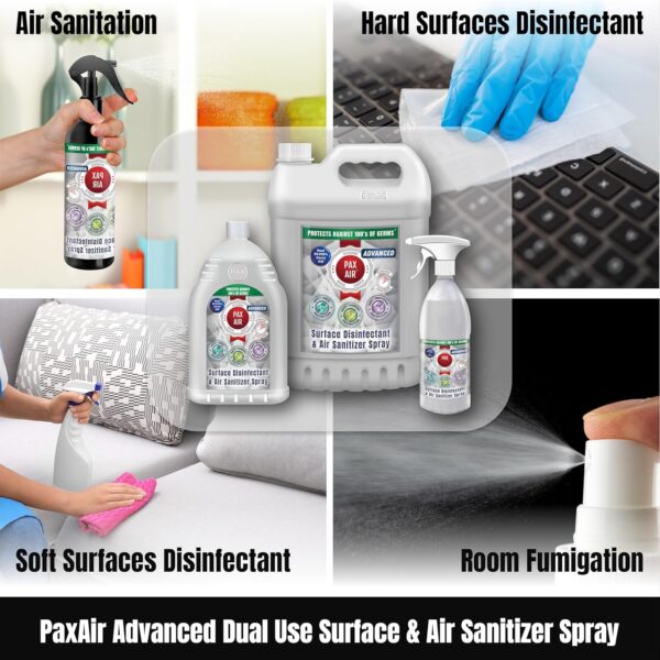 PaxAir Advanced Dual Use Surface Disinfectant & Air Sanitizer Spray - Image 6