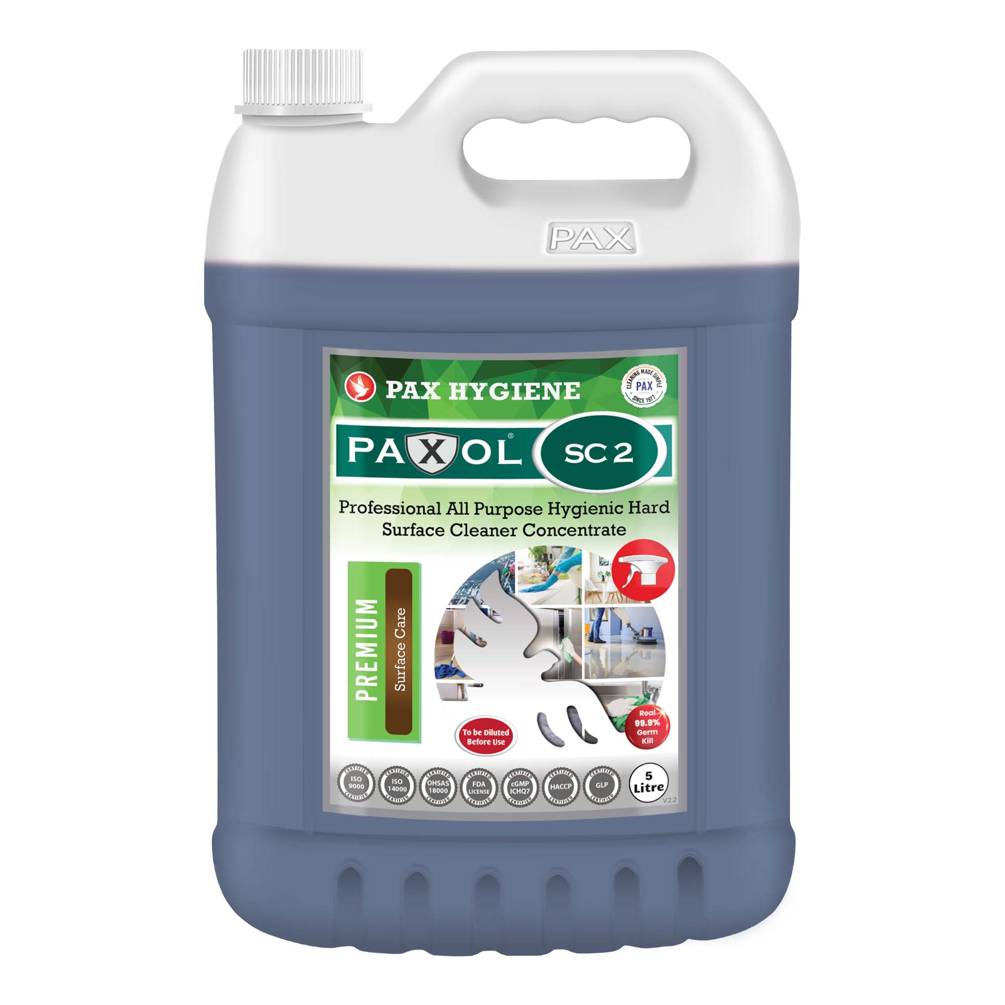 Paxol SC2 Professional All Purpose Hard Surface Cleaner Concentrate