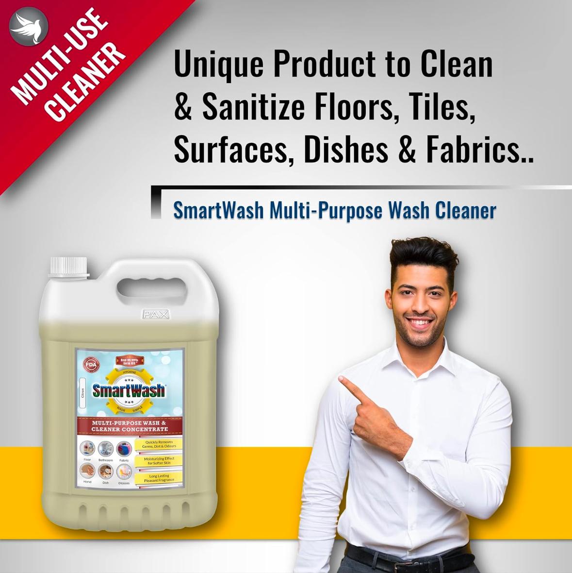 SmartWash Multi Wash & Cleaner Disinfectant Concentrate - Image 2