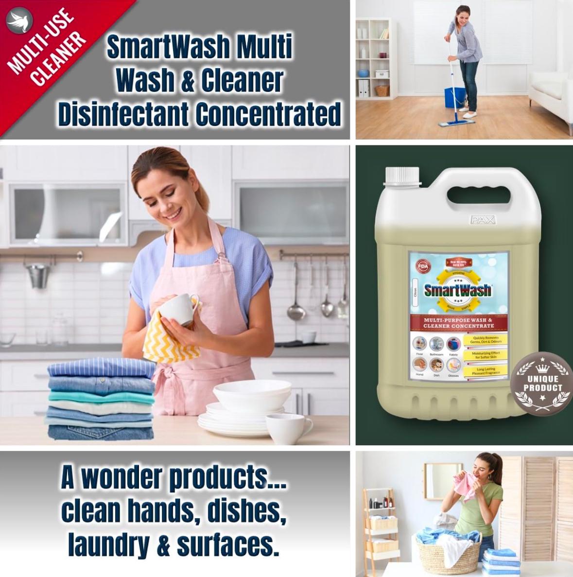 SmartWash Multi Wash & Cleaner Disinfectant Concentrate - Image 4